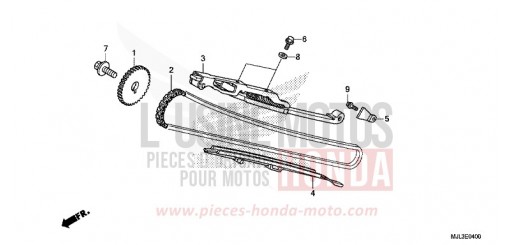 CHAINE A CAMES/TENDEUR NC750XDE de 2014